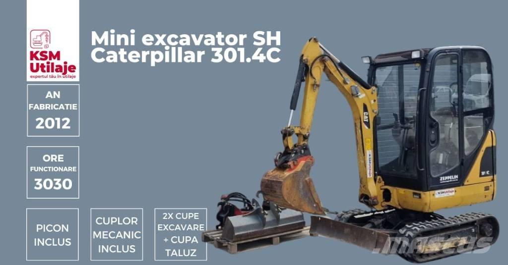 CAT 301.4 C حفارات صغيرة أقل من 7 طن (حفارات صغيرة)