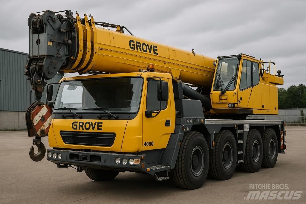 Grove GMK 4080-1 رافعات صالحة لكل أنواع الطرق