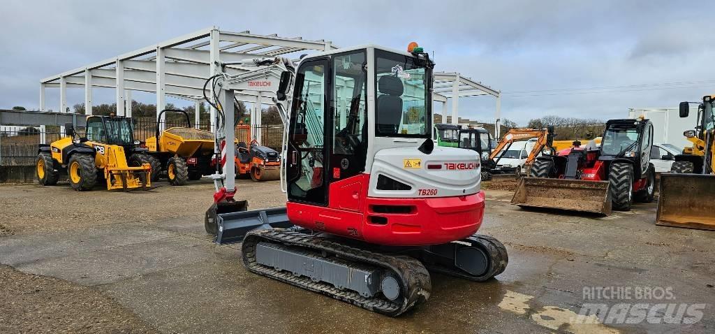 Takeuchi TB 260 حفارات صغيرة أقل من 7 طن (حفارات صغيرة)
