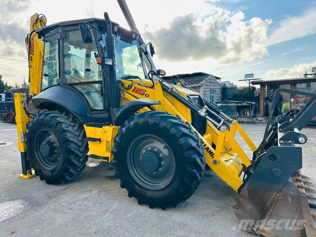 New Holland B 115 لوادر ذات جرافات عكسية