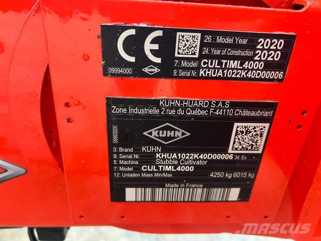 Kuhn CULTIM L4000 زراعات