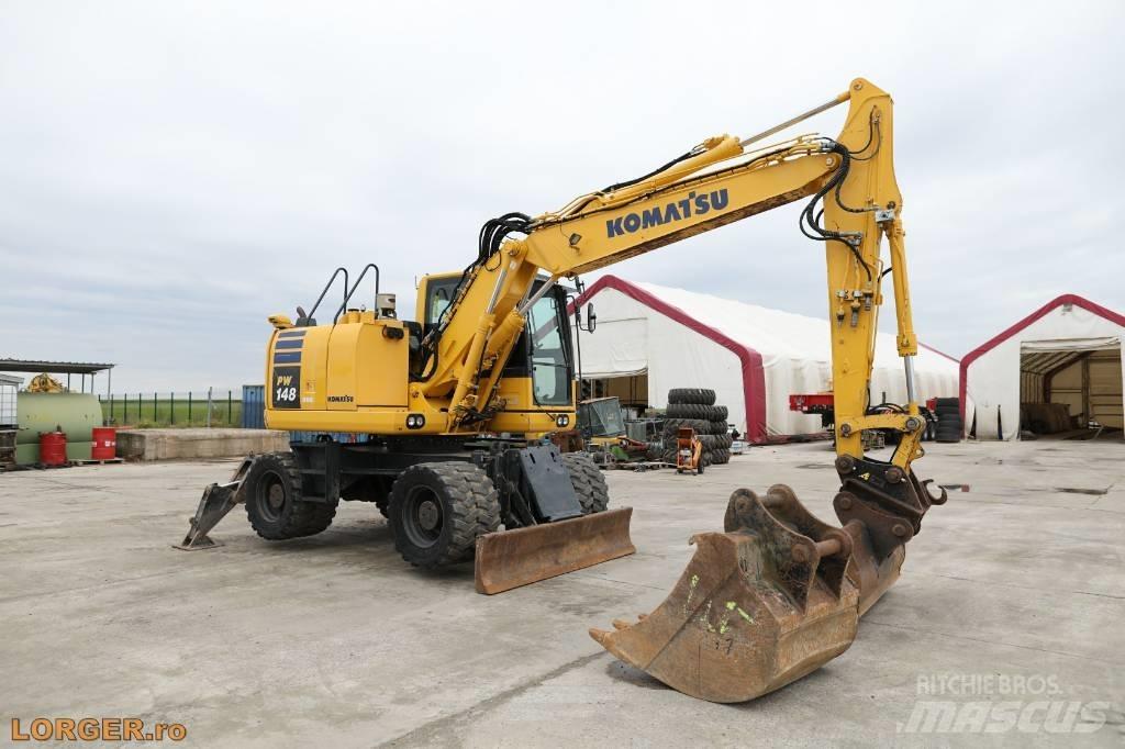 Komatsu PW 148-10 حفارات بعجل