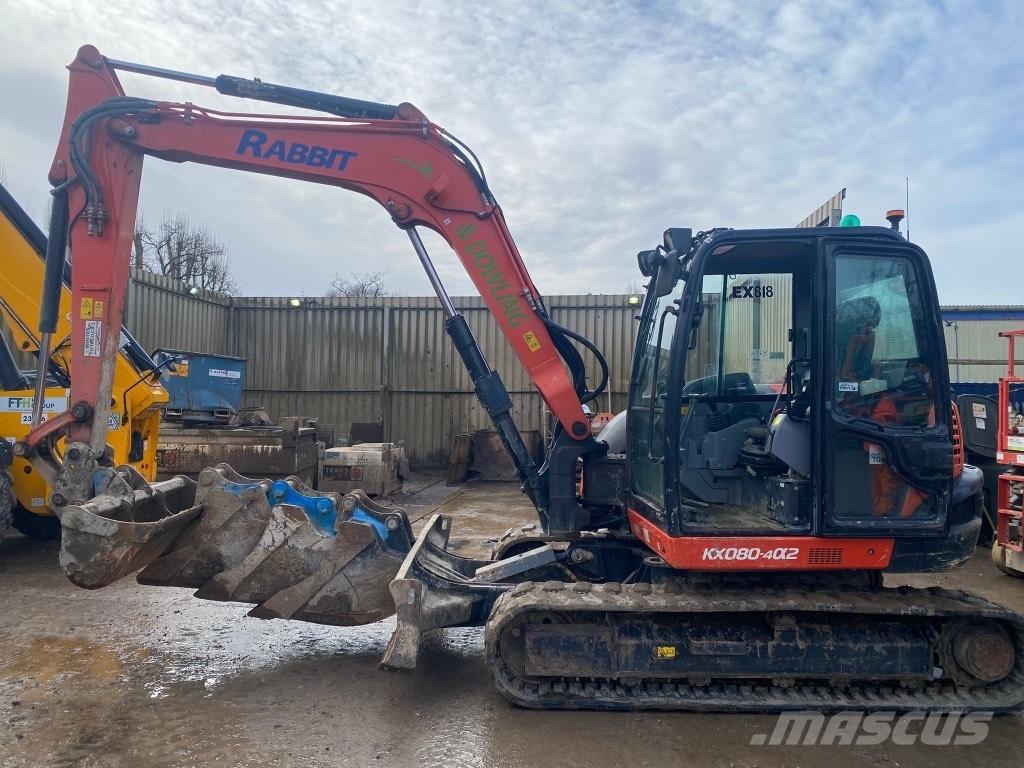 Kubota KX 080-4 حفارات وسط 7 طن - 12 طن