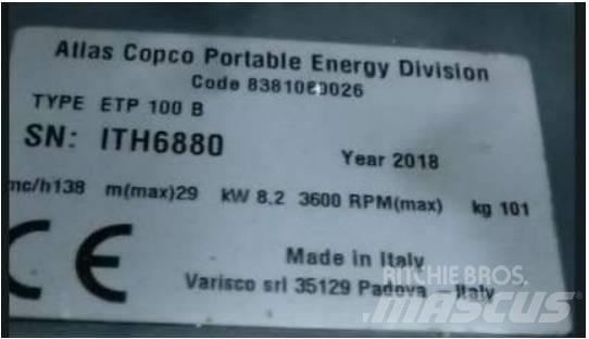 Atlas Copco ETP 100B مضخات المياه