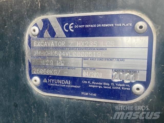 Hyundai HX 235 LCRD حفارات زحافة