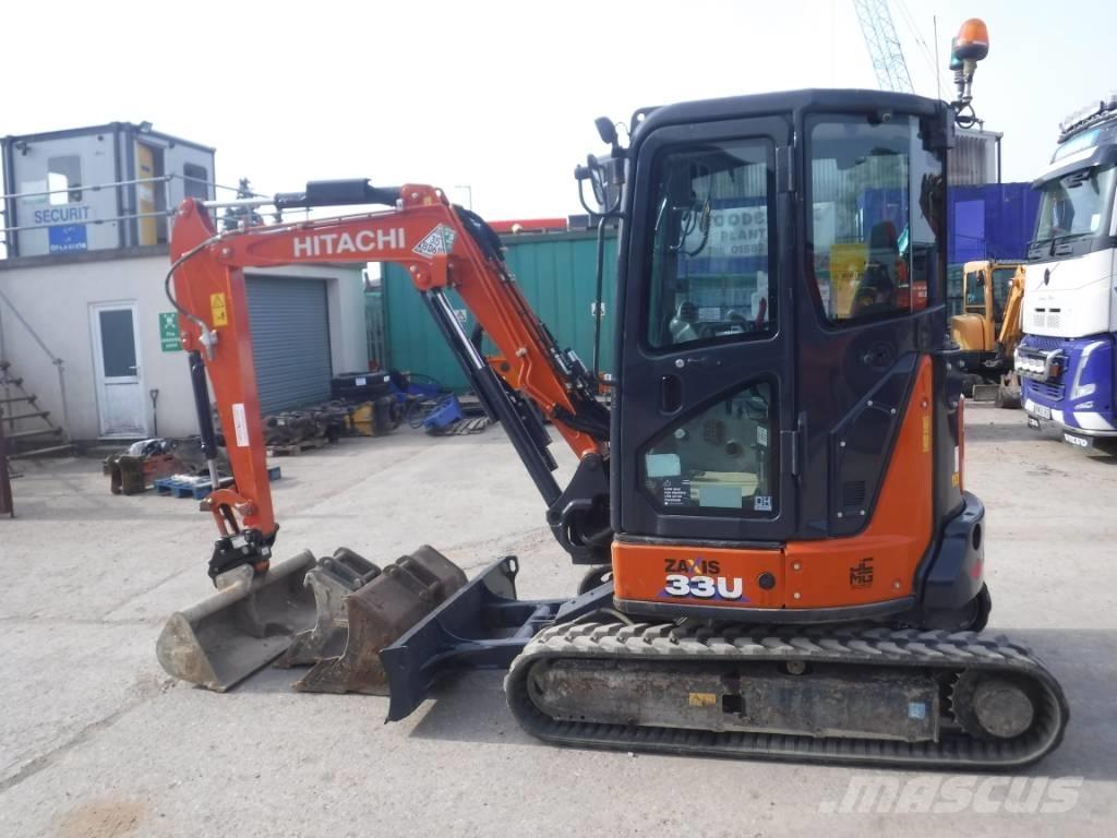 Hitachi ZX 33 U-6 حفارات صغيرة أقل من 7 طن (حفارات صغيرة)