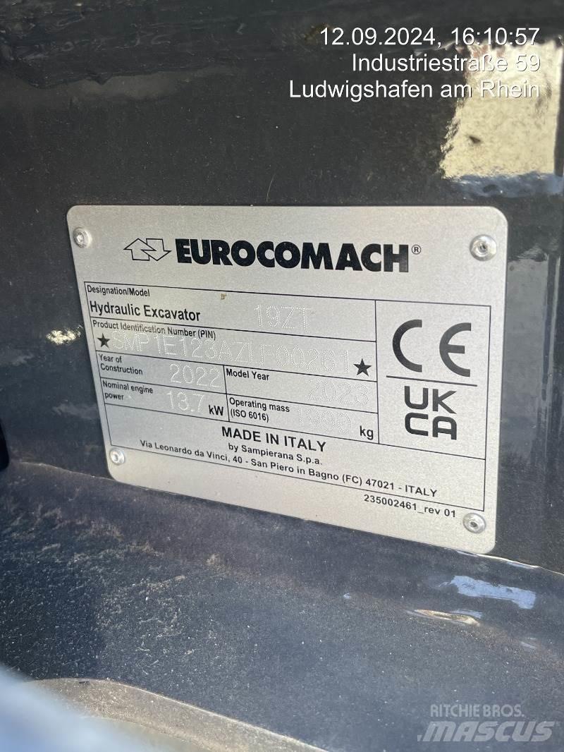 Eurocomach 19ZT حفارات صغيرة أقل من 7 طن (حفارات صغيرة)