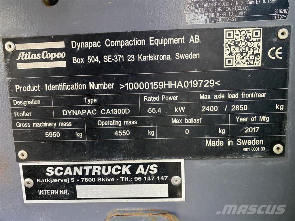 Dynapac CA1300D مداحل