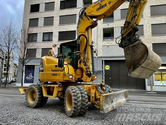 Komatsu PW 98 MR حفارات بعجل