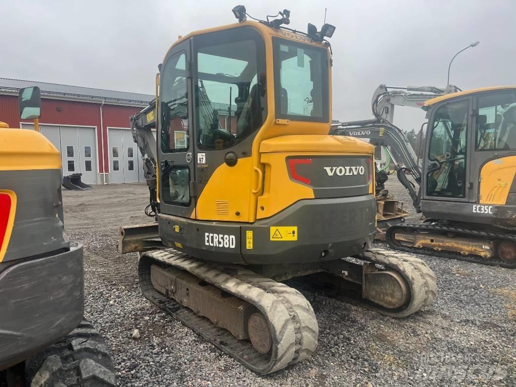 Volvo ECR 58 D حفارات صغيرة أقل من 7 طن (حفارات صغيرة)
