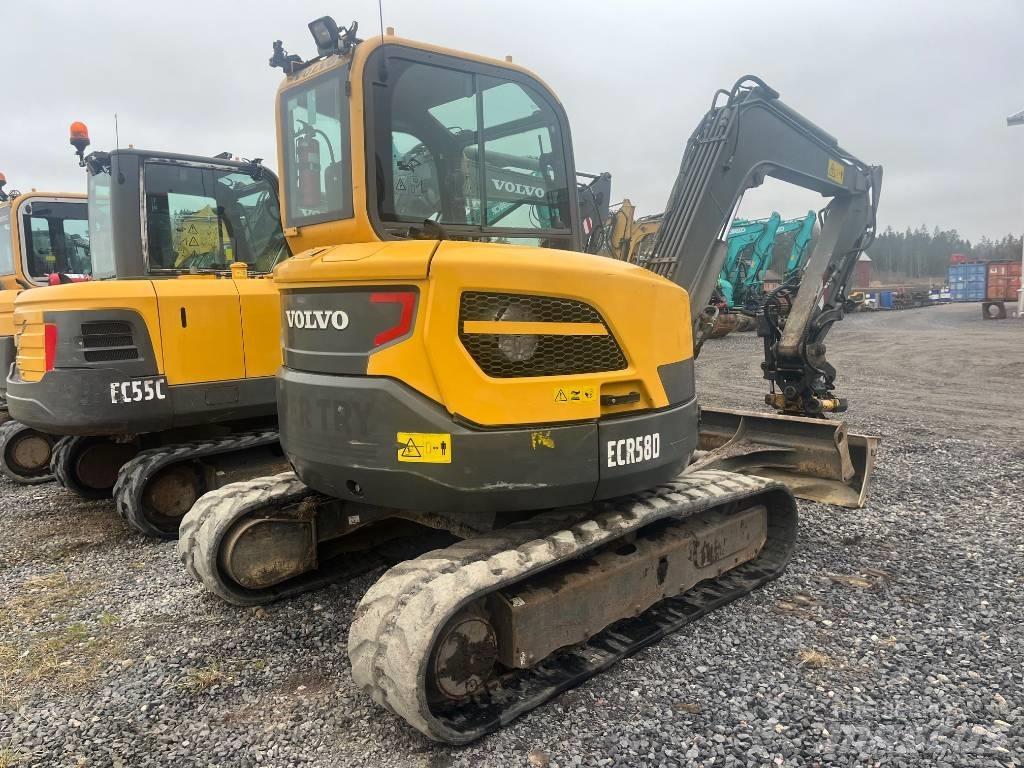 Volvo ECR 58 D حفارات صغيرة أقل من 7 طن (حفارات صغيرة)