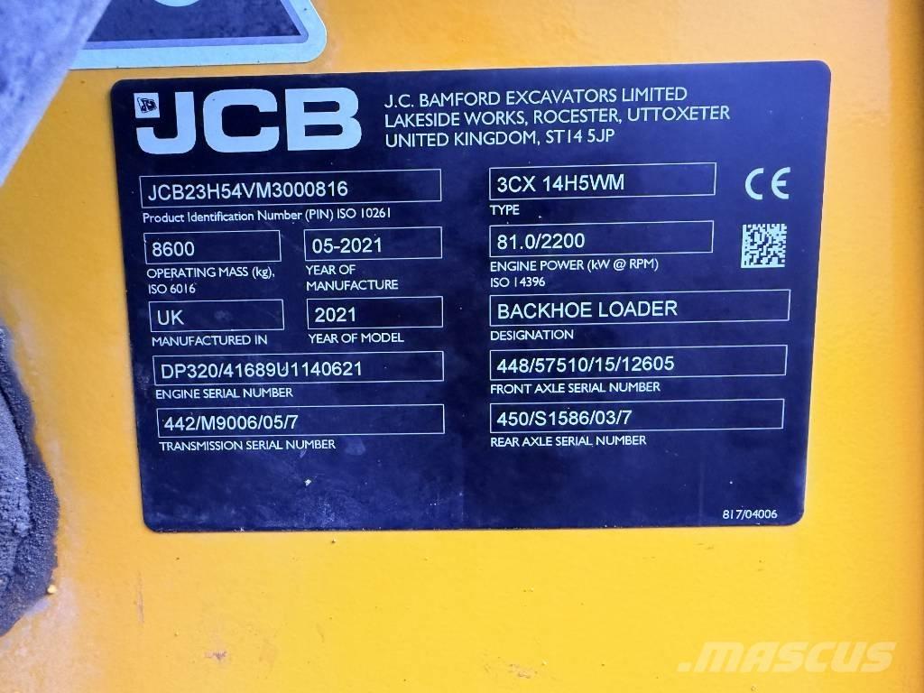 JCB 3 CX لوادر ذات جرافات عكسية