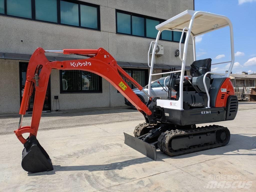 Kubota KX 36-3 حفارات صغيرة أقل من 7 طن (حفارات صغيرة)