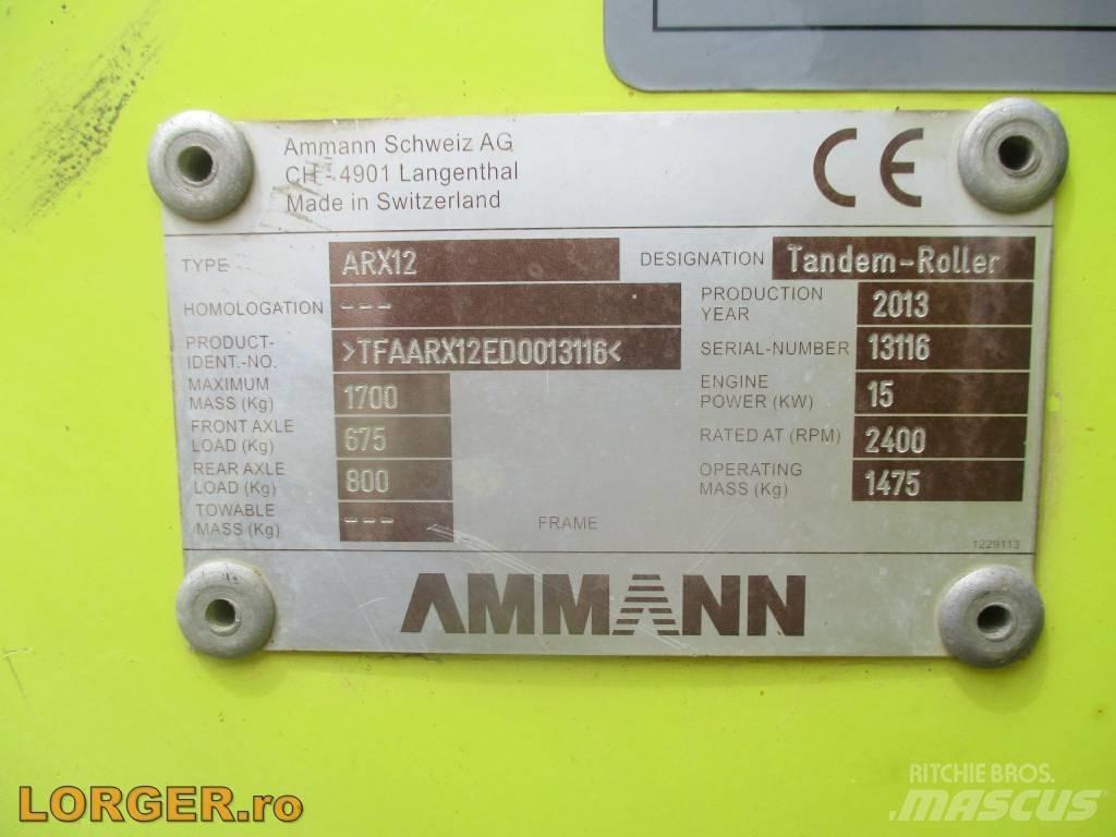 Ammann ARX 12 مداحل ثنائية الاسطوانة