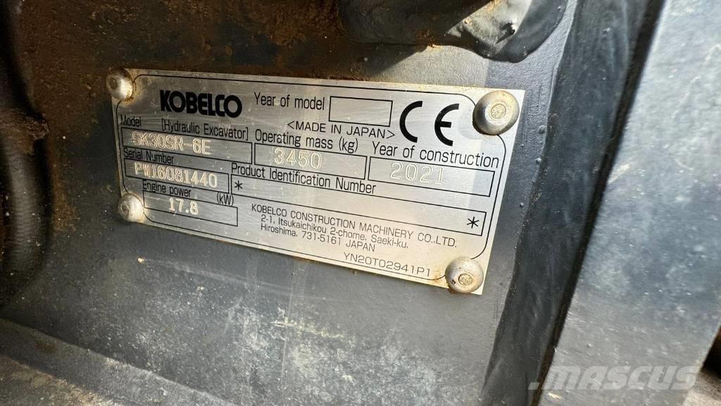 Kobelco SK 30 SR-6E حفارات صغيرة أقل من 7 طن (حفارات صغيرة)