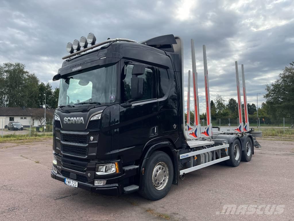 Scania R 730 شاحنات أشجار