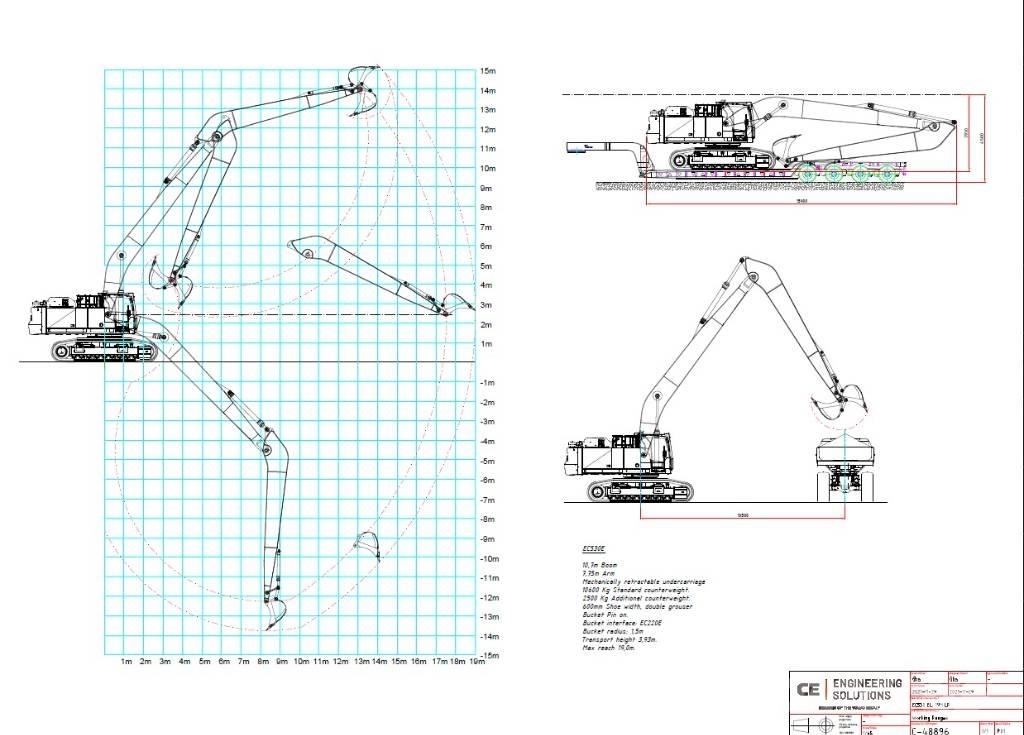 Volvo EC 530 EL حفارات طويلة الذراع