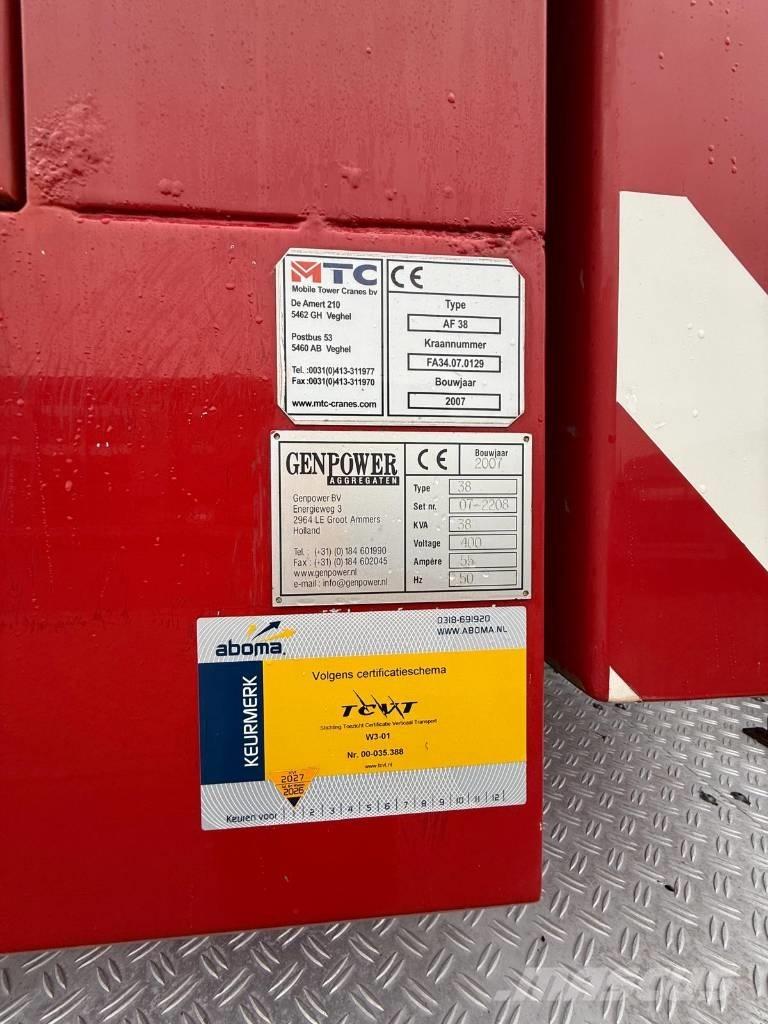 Faun AF 38 رافعات برجية