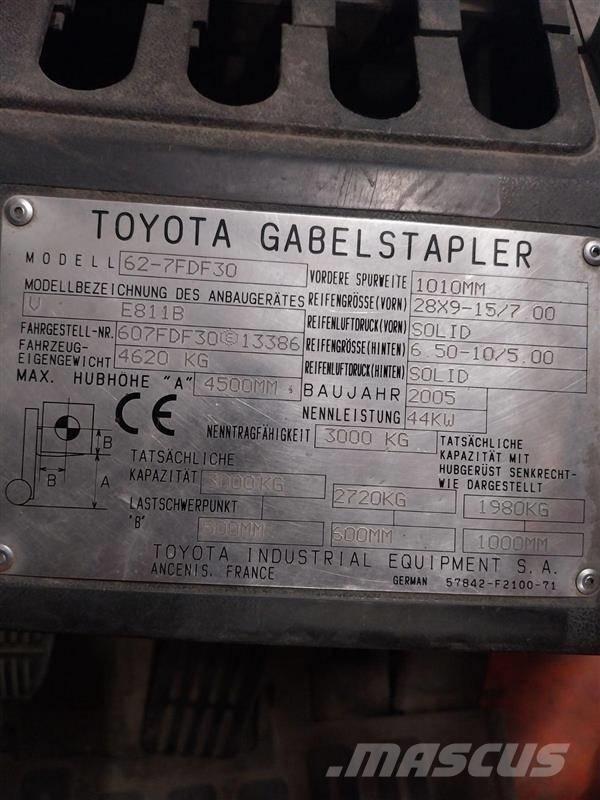 Toyota 62-7FDF30 شاحنات ذات رافعات شوكية - أخرى