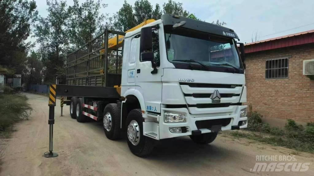 Howo 380 8x4 شاحنات قلابة