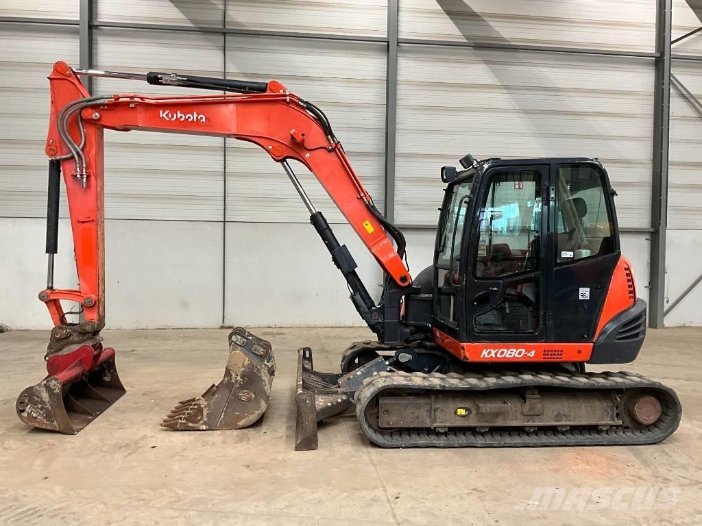 Kubota KX 080-4 حفارات وسط 7 طن - 12 طن
