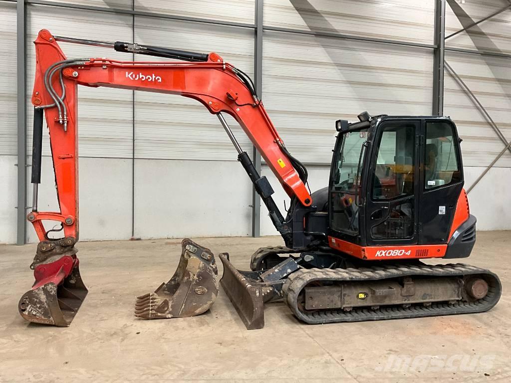Kubota KX 080-4 حفارات وسط 7 طن - 12 طن