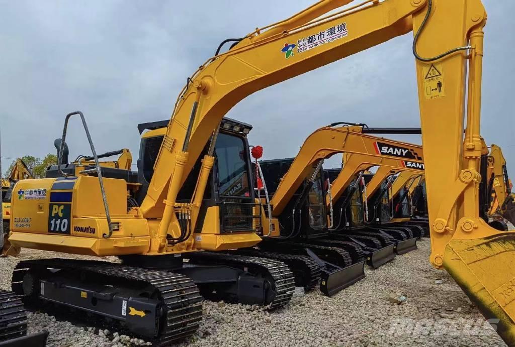 Komatsu PC 110 حفارات زحافة