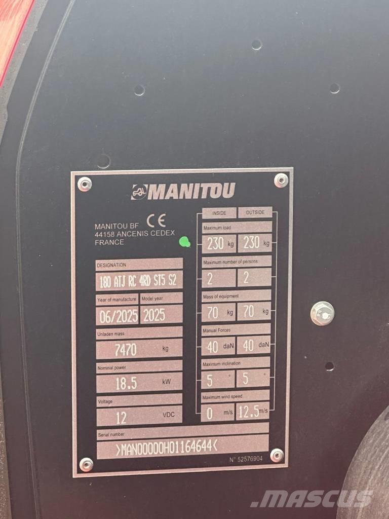 Manitou 180 ATJ رافعات سلة مفصلية