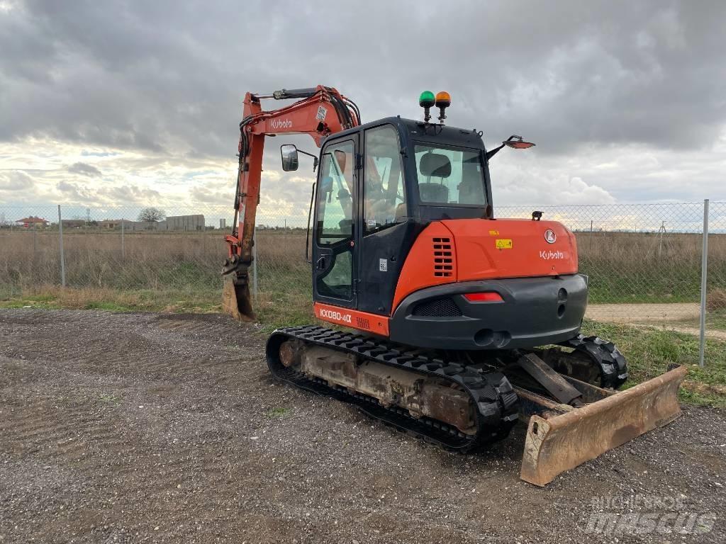Kubota KX 080-4 حفارات وسط 7 طن - 12 طن