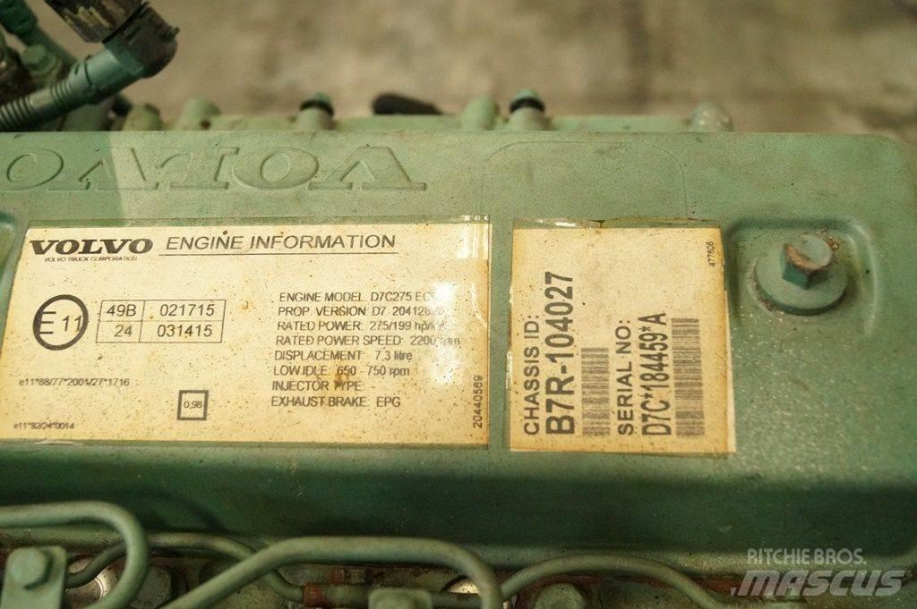 Volvo D7C USED محركات