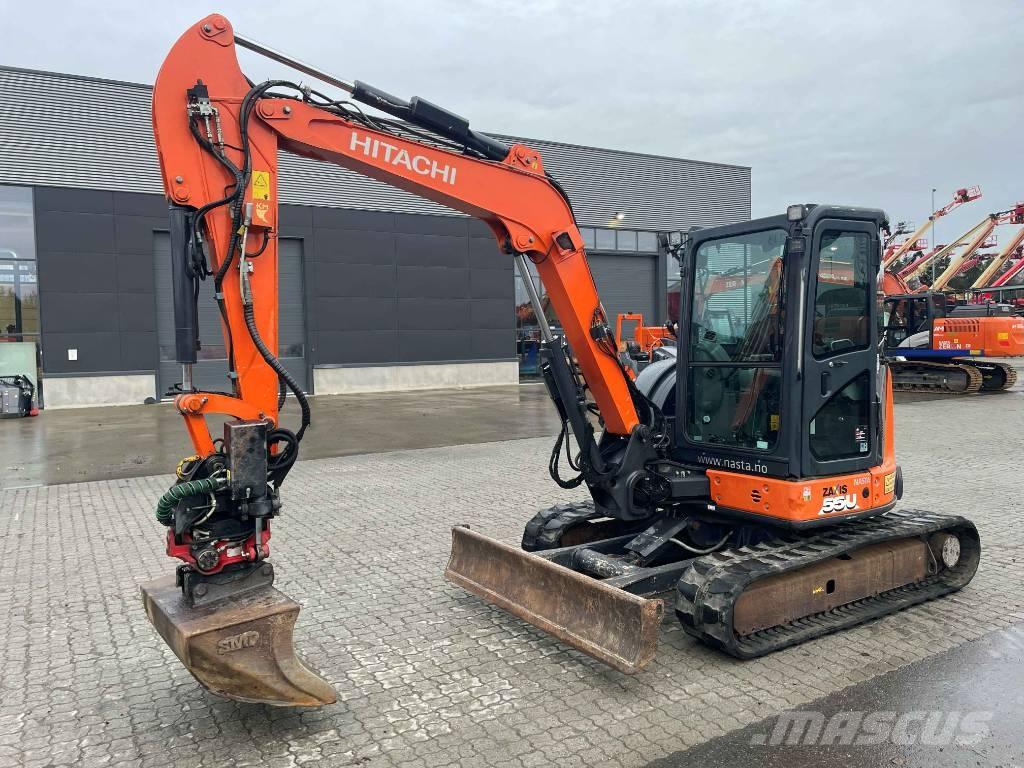 Hitachi ZX 55 U-6 حفارات صغيرة أقل من 7 طن (حفارات صغيرة)