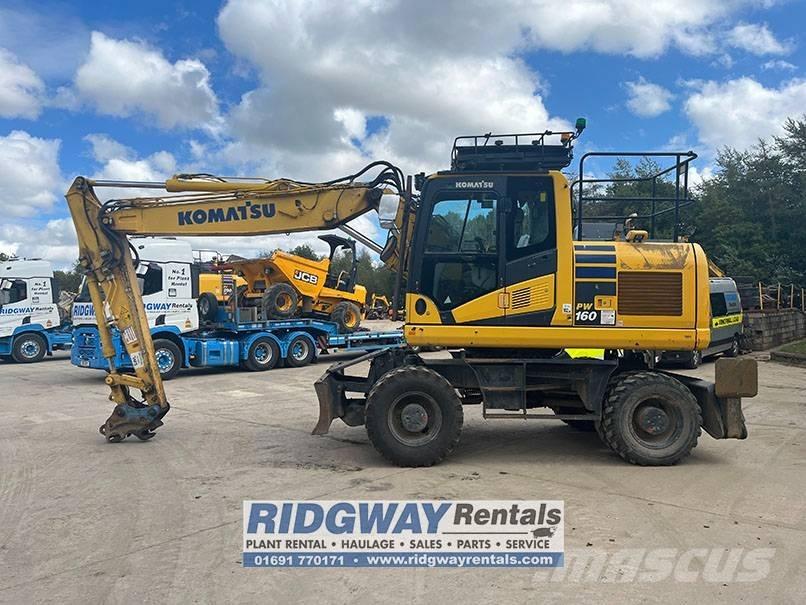 Komatsu PW 160 حفارات بعجل