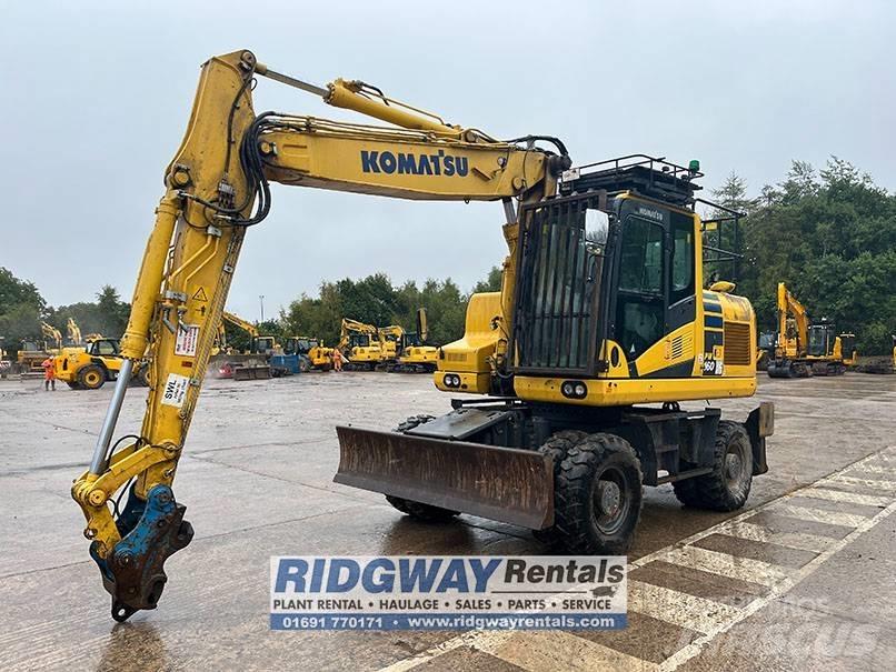 Komatsu PW 160 حفارات بعجل