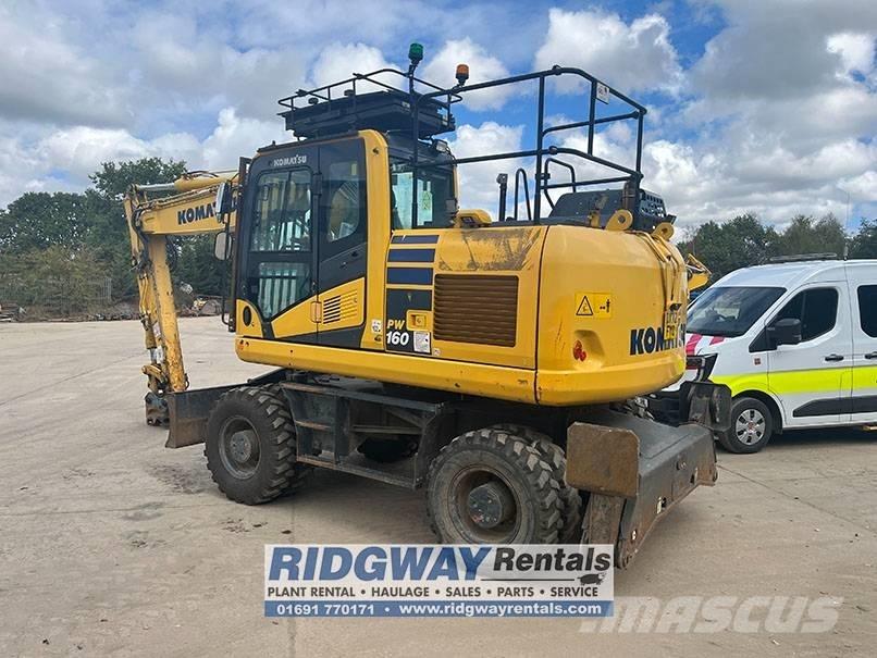 Komatsu PW 160 حفارات بعجل