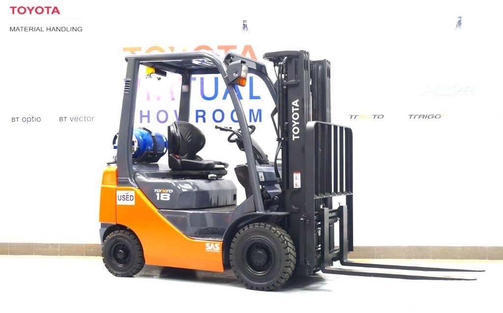 Toyota 02-8FGF18 شاحنات LPG