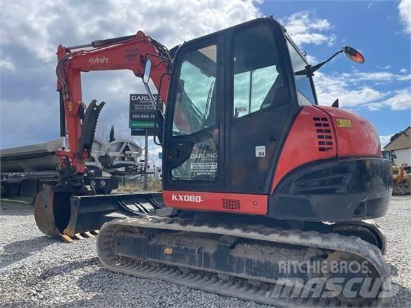 Kubota KX080-4 حفارات زحافة
