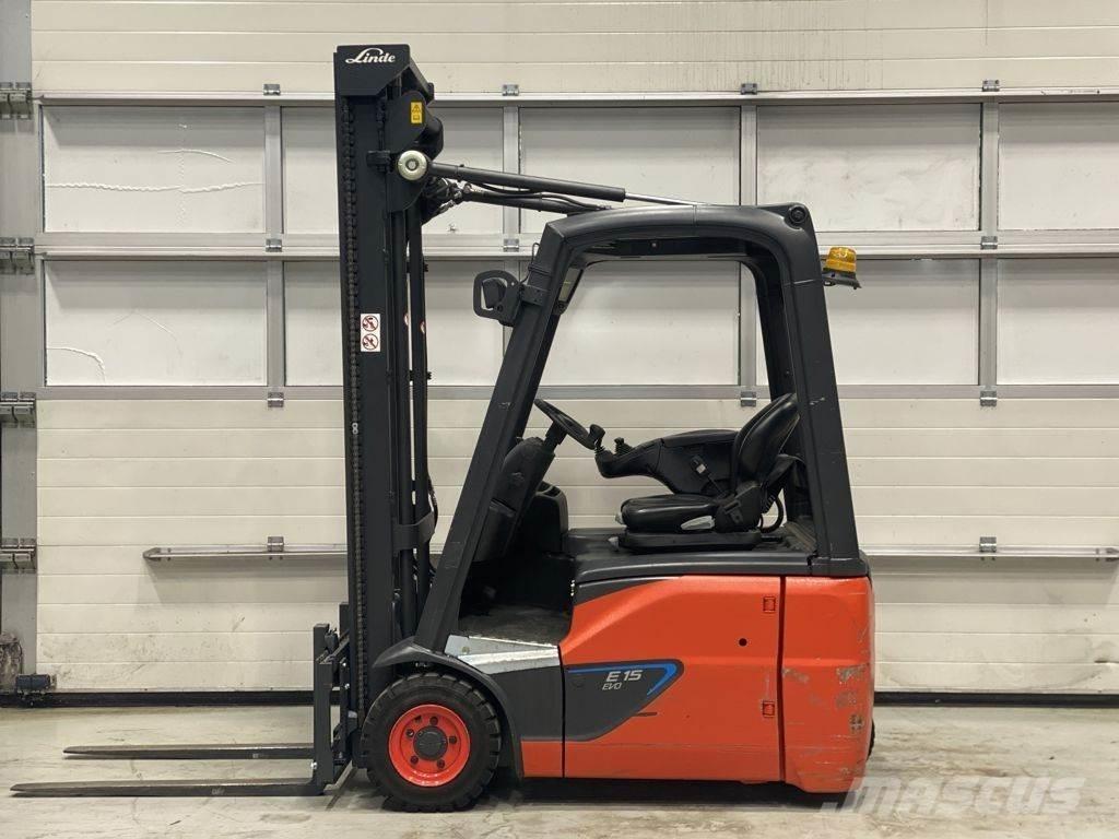 Linde E15-02 شاحنات ذات رافعات شوكية تعمل بالكهرباء