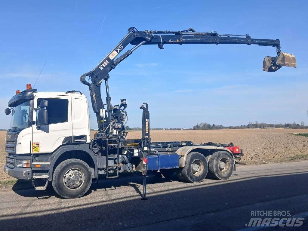 Scania P 400 شاحنات الرافعات الخطافية