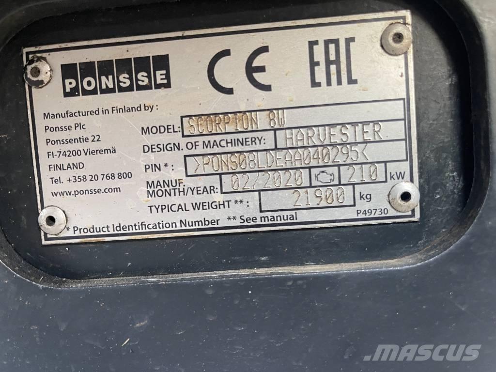 Ponsse Scorpion حصادات
