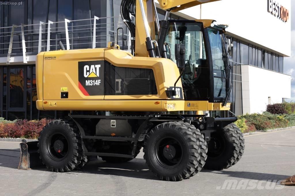 CAT M 314 F حفارات بعجل