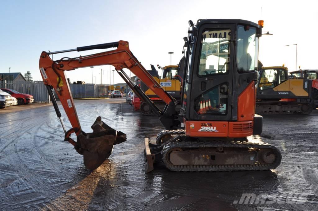Hitachi ZX 26 U-6 CR حفارات صغيرة أقل من 7 طن (حفارات صغيرة)