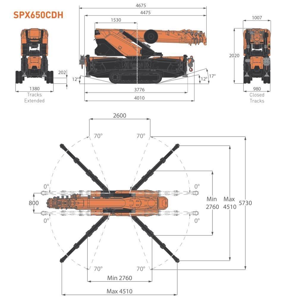 Jekko SPX650CDH رافعات صغيرة