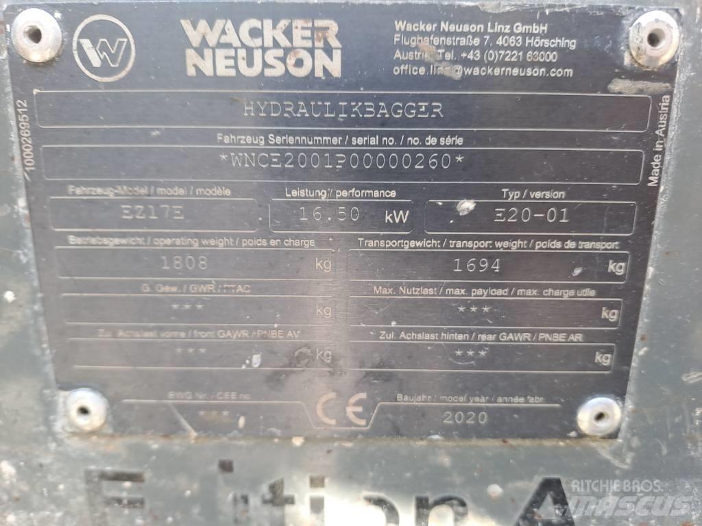 Wacker Neuson EZ17e حفارات زحافة