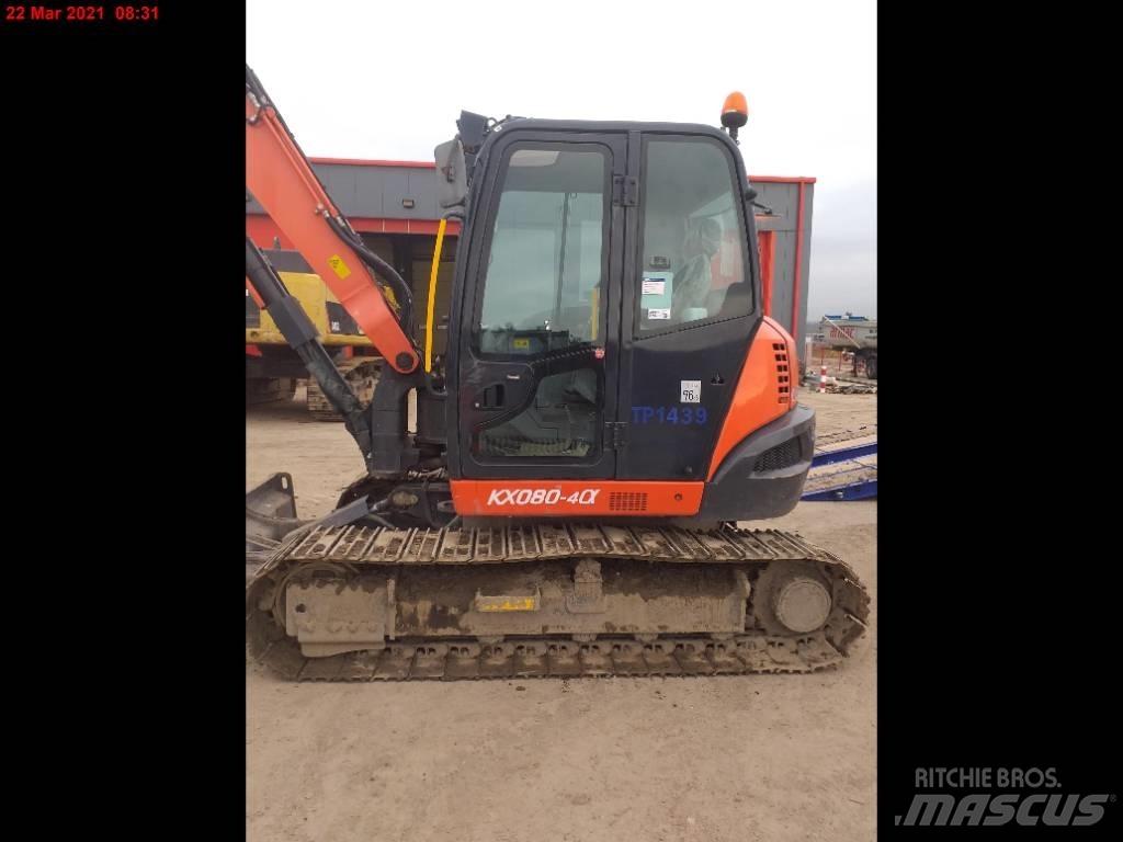 Kubota KX 080-4 حفارات وسط 7 طن - 12 طن