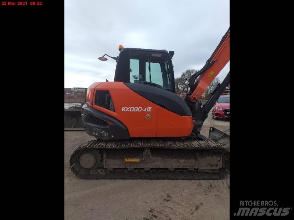 Kubota KX 080-4 حفارات وسط 7 طن - 12 طن