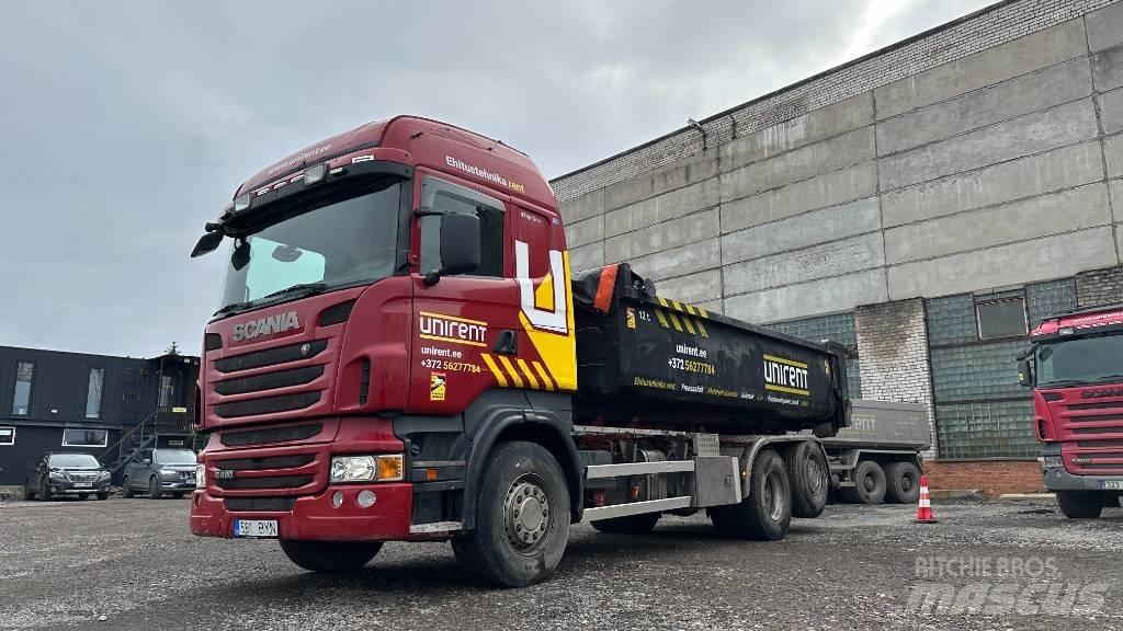 Scania R 480 شاحنات الرافعات الخطافية