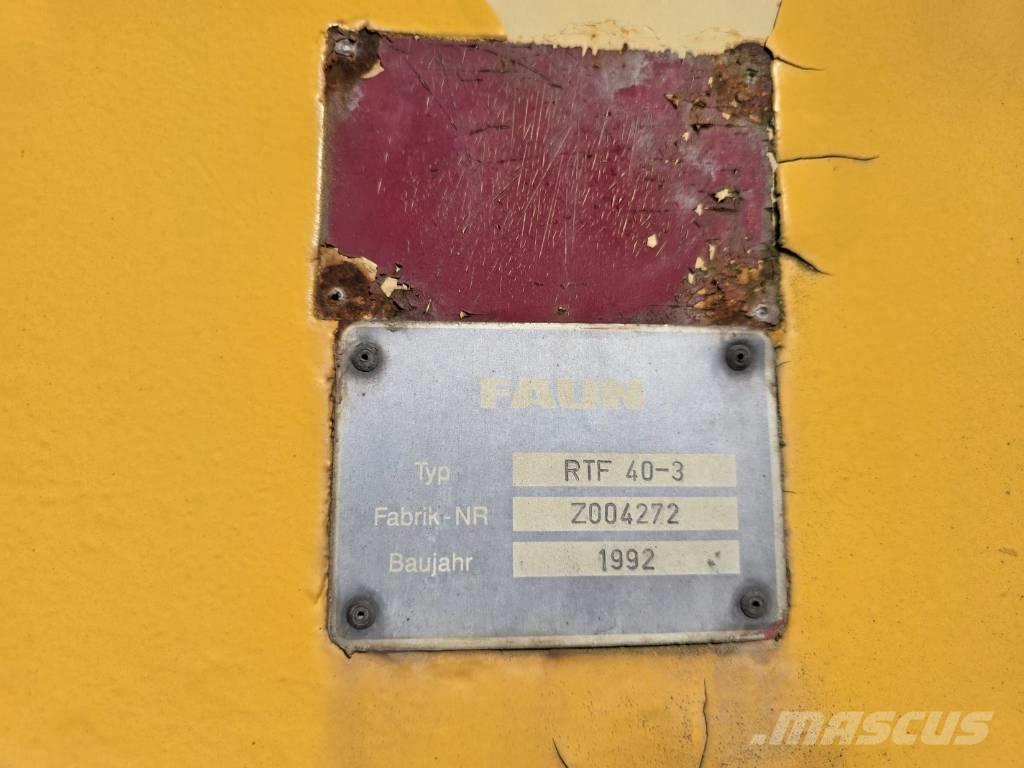 Faun RTF 40-3 رافعات صالحة لكل أنواع الطرق