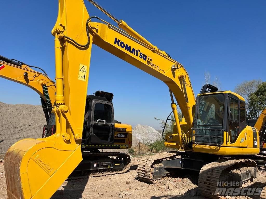 Komatsu PC 160 حفارات زحافة