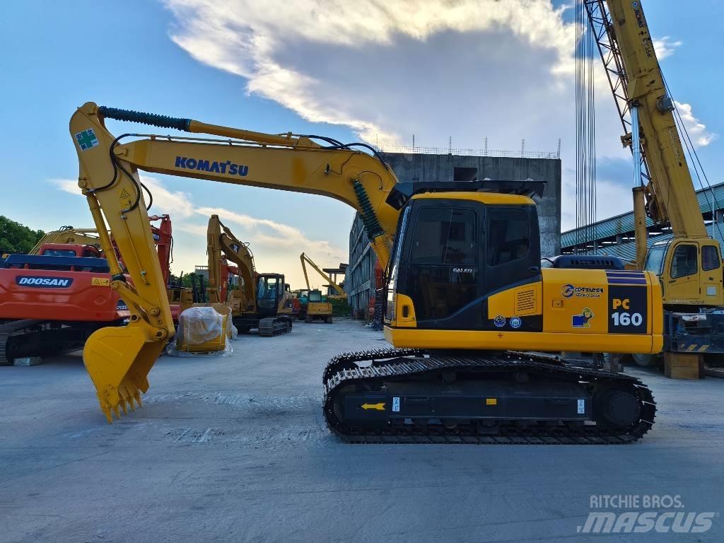 Komatsu PC 160-7 حفارات زحافة