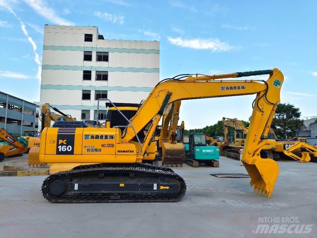 Komatsu PC 160-7 حفارات زحافة
